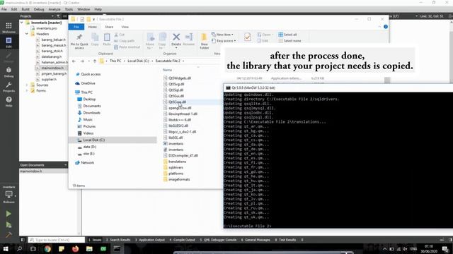 How to Create Executable & Installer (.Exe) File for QT Project смотреть онлайн
