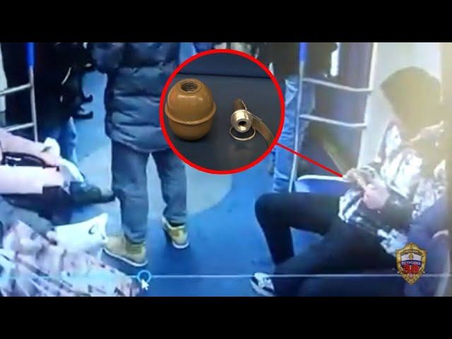 На станции метро "Полежаевская" задержали мужчину с муляжом гранаты смотреть онлайн