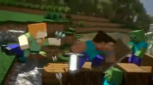 Микс песни майнкрафт Стив и Алекс /Война и любовь