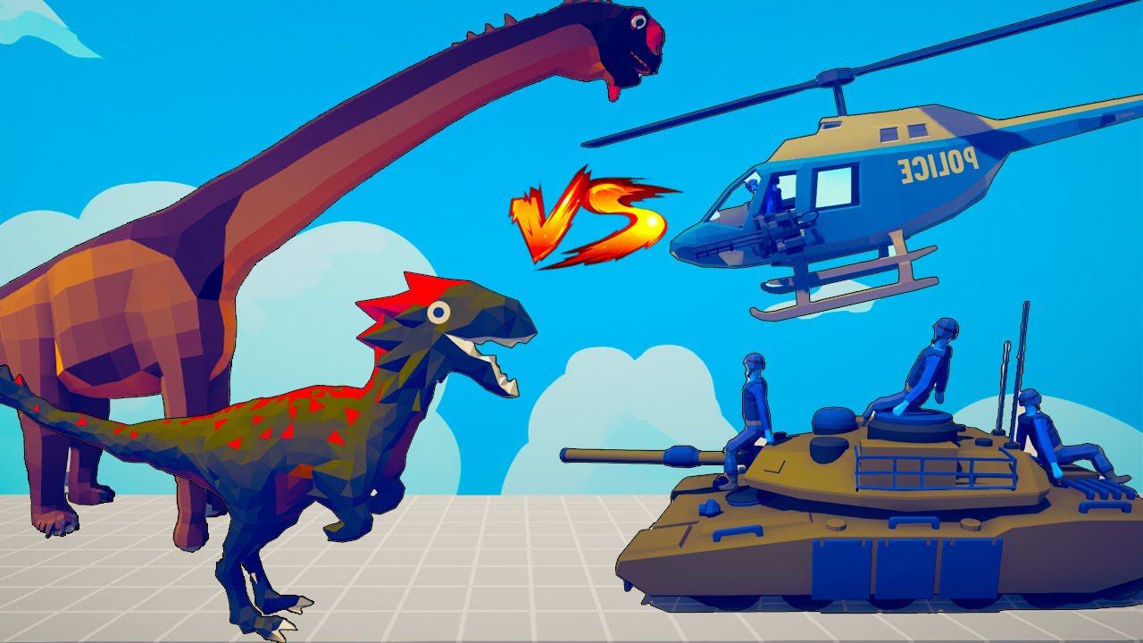ANIMAL TEAM vs TECHNICS TEAM | TABS - Totally Accurate Battle Simulator смотреть онлайн