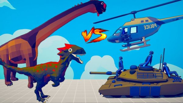 ANIMAL TEAM vs TECHNICS TEAM | TABS - Totally Accurate Battle Simulator
