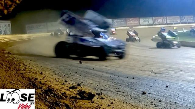 UNSEEN ANGLE: Port Royal CRASH In Turn 3 During Outlaw Weekend