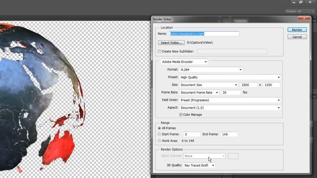 Photoshop CS6 Video - Render Transparent Background and Import Into After Effects CS6 смотреть онлайн