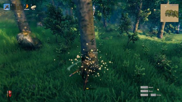 FIRST DAY BEGINNER GUIDE: Survive in Valheim - Basic Mechanics, Skills, Find Flint & Cook Food смотреть онлайн