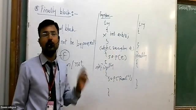 JPR L-47: Java Exception Propagation, Finally block, Creating own Exception смотреть онлайн