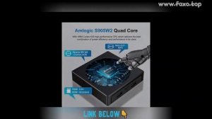 ? X98 MINI TV BOX ANDROID 11 AMLOGIC S905W2 4G 64GB SUPPORT H.265