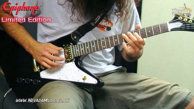 Epiphone Explorer Black Pearl Limited Edition Guitar Demo - PMT смотреть онлайн