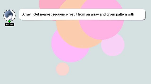 Array : Get nearest sequence result from an array and given pattern with PHP смотреть онлайн