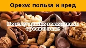 ?ОРЕХИ_ Польза и Вред. Почему НУЖНО ЗАМАЧИВАТЬ ОРЕХИ в воде