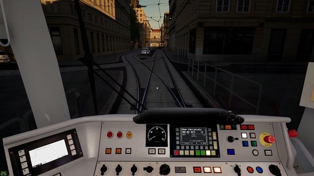 TramSim Vienna: Line 1 at Morning with the first route - Episode 2 смотреть онлайн