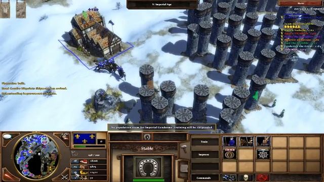 1 vs 7 Expert AI | Age of Empires III смотреть онлайн