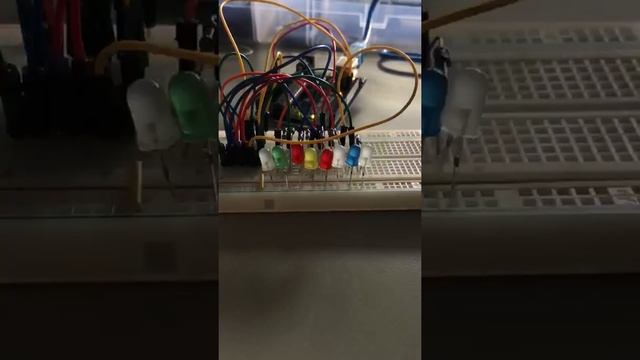 LED with shift register - lights add on смотреть онлайн