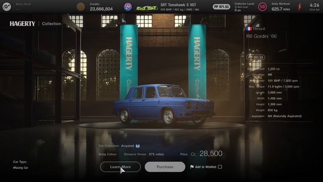 Gran Turismo 7 Hagerty Collection Legend Cars Shop 22nd April 2022 update. смотреть онлайн