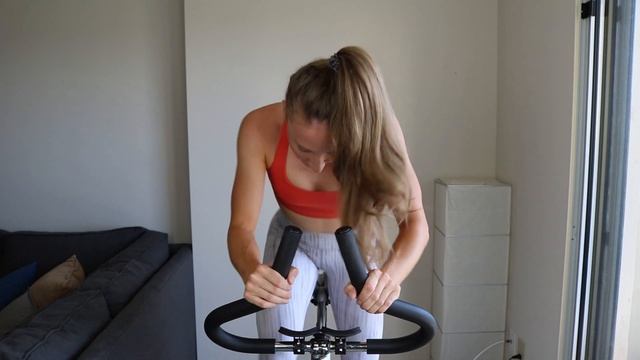QUICK 10 MINUTE SPIN CLASS: TABATA HIIT | INDOOR CYCLING WORKOUT смотреть онлайн