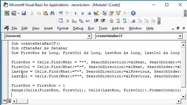 How to create a data bar in Excel using VBA смотреть онлайн