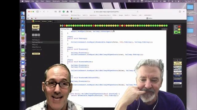 C# .Net & Cyber-Dojo #3: TDD the Doors Kata смотреть онлайн
