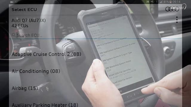 CAR ASYST | Mobile vehicle diagnostics for Audi workshops and service on smartphone and tablet смотреть онлайн