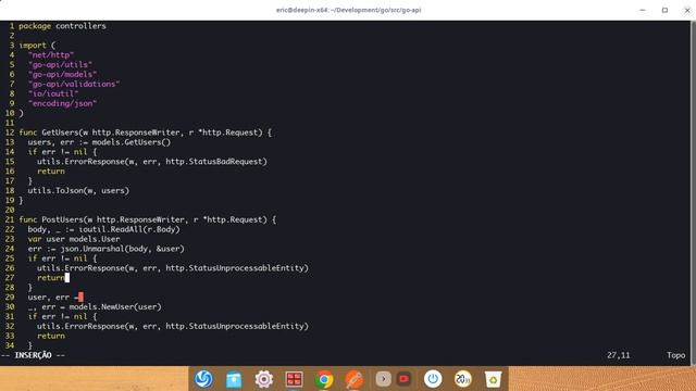 GOLANG REST API COM POSTGRESQL - PARTE 4 - VALIDAÇÃO DE DADOS (USUÁRIOS) смотреть онлайн