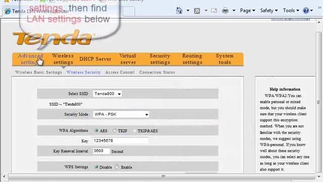 Tenda настройка WDS (WDS Settings)