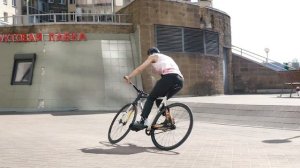 Вилли на фиксе за час с Антоном Bentframe Wheelie on Fix bike