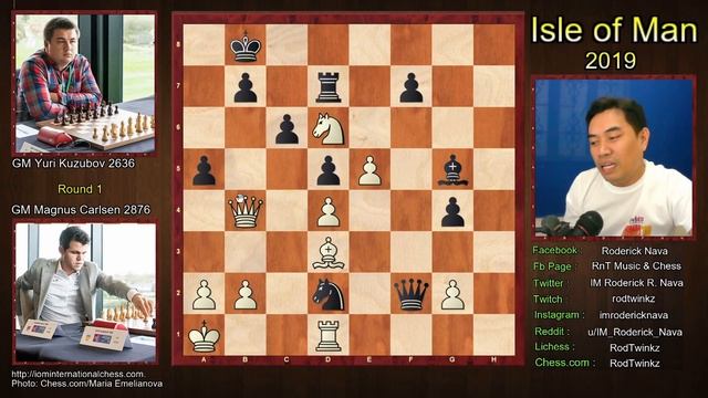 CRUCIAL ROUND 1 || Carlsen,Magnus (2876) - Kuzubov,Yuriy (2636) Grand Swiss 2019, Isle of Man #67 смотреть онлайн