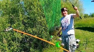 КРУПНЫЕ КАРАСИ И КАРПЫ УТАСКИВАЮТ И ГНУТ УДОЧКИ