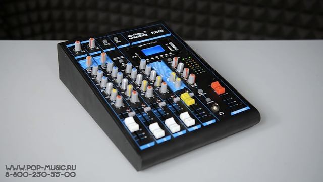 SOUNDKING KG06 - микшер со встроенным проигрывателем и рекордером