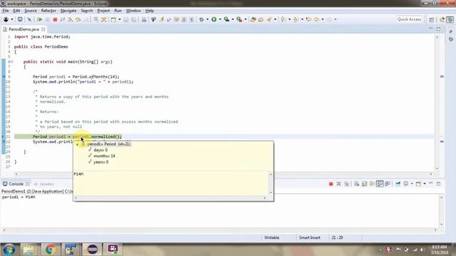 How to use normalized method of Period Class? | Java 8 Date and Time смотреть онлайн