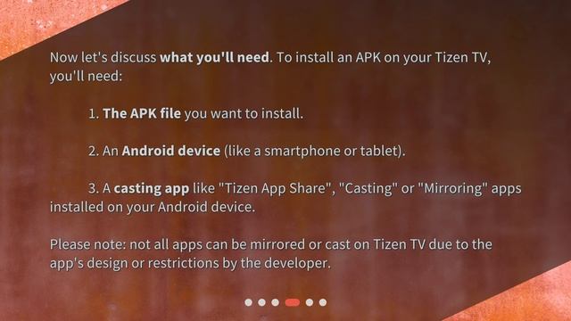 What steps are needed to install an APK on Tizen TV? смотреть онлайн