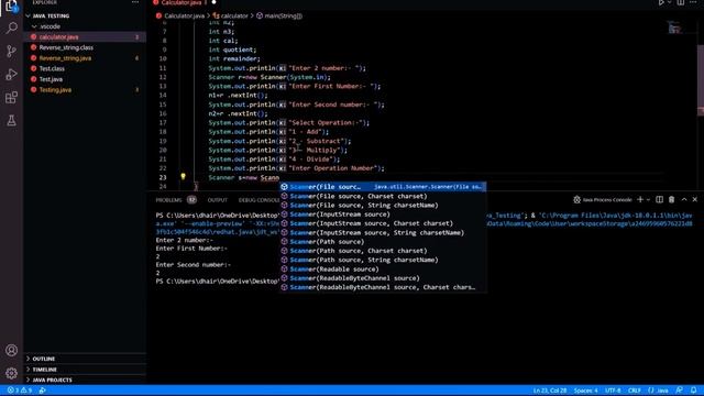 How to create an easy calculator in Java! │Visual Studio Code! │Easy calculator for Beginners! смотреть онлайн
