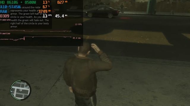 Grand Theft Auto IV | Radeon HD 8610G + 8500M Dual | AMD A10-5745M смотреть онлайн