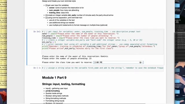 P1M1 Introduction Tasks 13 to end смотреть онлайн