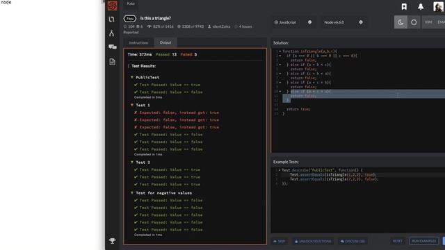 Code Wars Javascript Tutorial Is this a Triangle смотреть онлайн