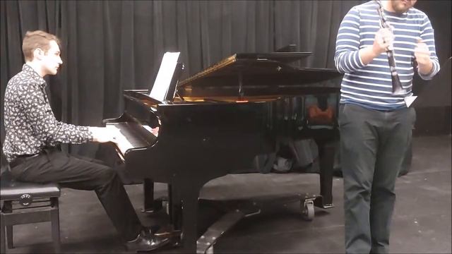 Poulenc Clarinet Sonata, mvt. 1 смотреть онлайн