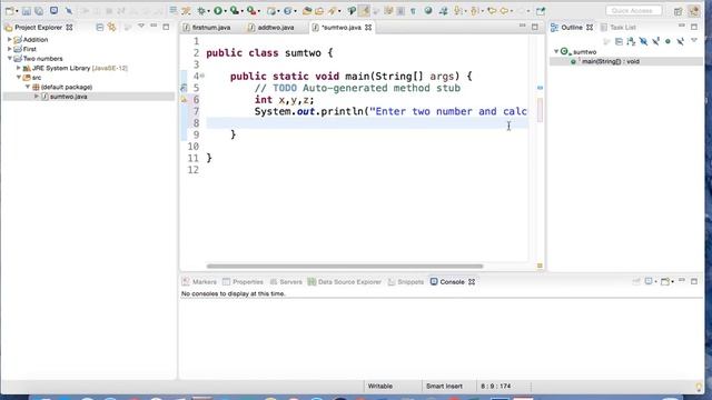 Introduction to Java Programming Languages: Add two numbers смотреть онлайн
