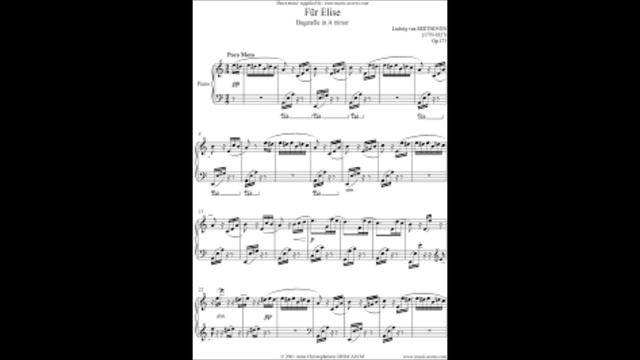 Peter Bradley-Fulgoni: Beethoven Albumblatt Fur Elise смотреть онлайн