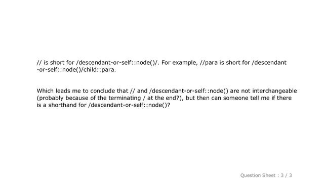 HTML : XQuery: // vs descendant-or-self::node() смотреть онлайн