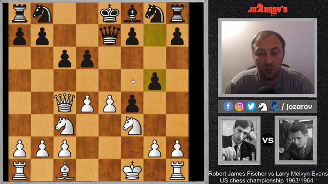 Unbelievable how Bent Larsen disrespected Bobby Fischer - Fischer - Evans US Chess championship 196 смотреть онлайн