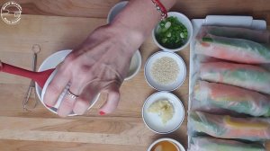 Свежие Спринг Роллы с Обалденным Соусом