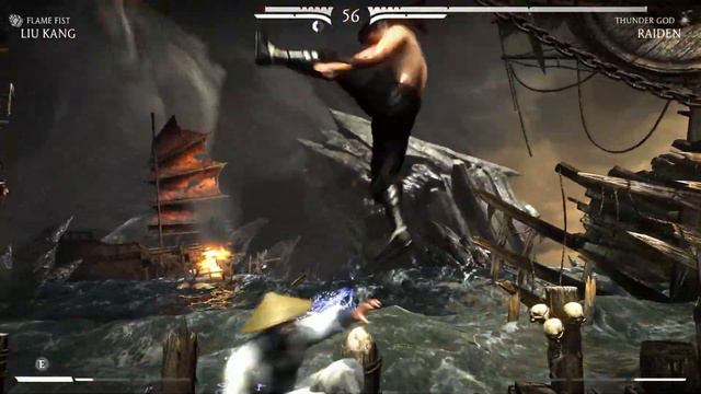 Mortal Kombat X - Liu Kang Vs Raiden (Very Hard) смотреть онлайн
