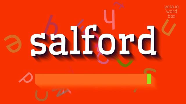 HOW TO PRONOUNCE SALFORD? #salford смотреть онлайн