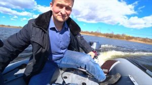 Водомёт на Yamaha F15C и Фрегат 350 FM Light - первый спуск на воду!