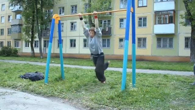 Передний соскок с толчком (Parkour Tricks)