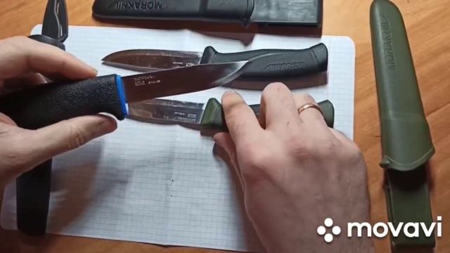 Ножи Morakniv Companion vs Morakniv 746 обзор смотреть онлайн