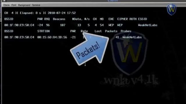 Sniffing WEP Traffic and Decrypting it Using Wireshark - WiFu Weekend 1 - Ep 3 смотреть онлайн