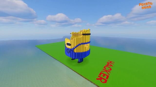 Minecraft NOOB vs PRO vs HACKER vs GOD: Minion BUILD CHALLENGE in Minecraft смотреть онлайн