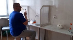 Санаторий Золотые пески   Процедура инголяций