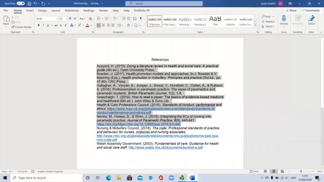How to format your APA 7th ed reference list default смотреть онлайн