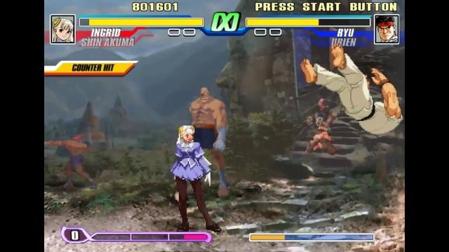 Capcom Fighting Evolution - Ingrid & Shin Akuma смотреть онлайн
