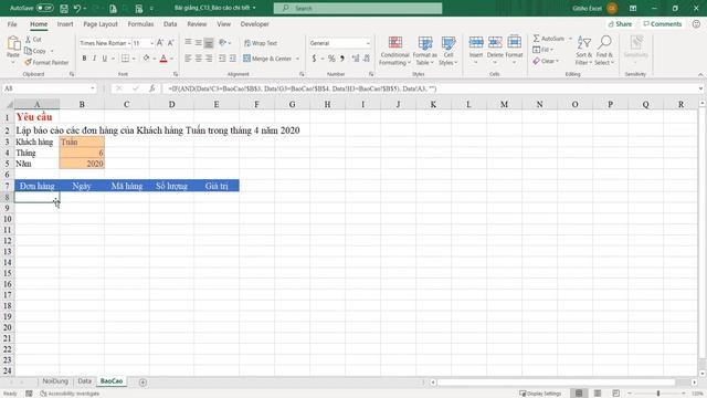 3 Cách Lập báo cáo sử dụng hàm logic IF, AND, OR|Kỹ năng lập báo cáo chi tiết trong EXCEL #exễcl. смотреть онлайн